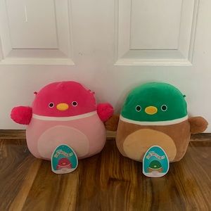 Avery and Della duck squishmallows 8INCH